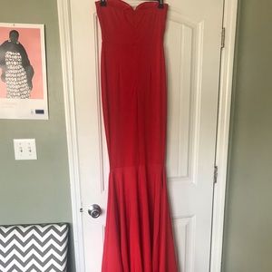 Red Mermaid Dress